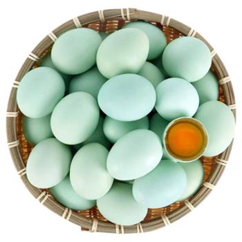 稻稞稻 现捡散养乌鸡蛋 10枚多规格 绿壳蛋单枚40g