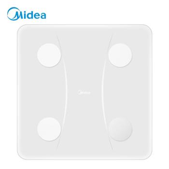 美的/Midea 智能电子秤 USB蓝牙充电 MS-CF4 白色