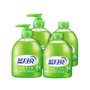 蓝月亮抑菌洗手液500g*2瓶装+补充装500g*2瓶
