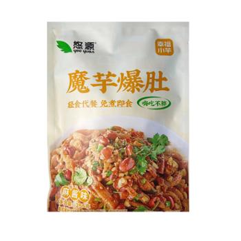 悠源 魔芋爆肚 0脂肪代餐即食素毛肚 含麻酱调料 255g*2袋