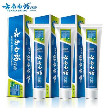 云南白药 牙膏劲爽薄荷香型230g*3支装