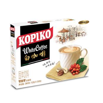 可比可 印尼火山白咖啡盒装 12包*30g