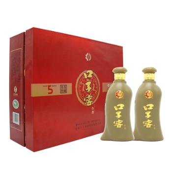 口子窖 口子窖5年型40.8度400mlX2瓶 礼盒装 400ml*2