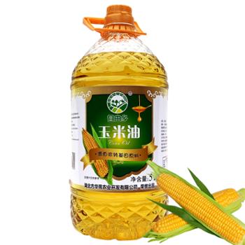 自由乡 玉米油 桶装非转基因原料 5L/桶