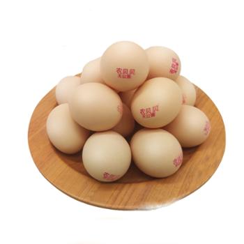 庞小斌 农贝贝生态鲜鸡蛋无公害可生食约550g 10枚/箱