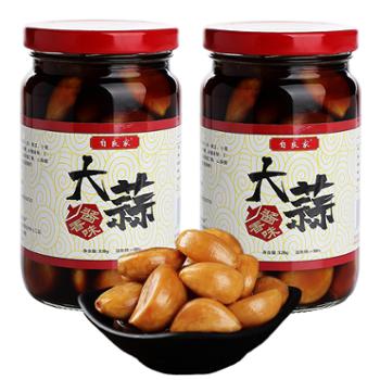 自良家 广西酸料酱香大蒜 328克/瓶*2瓶