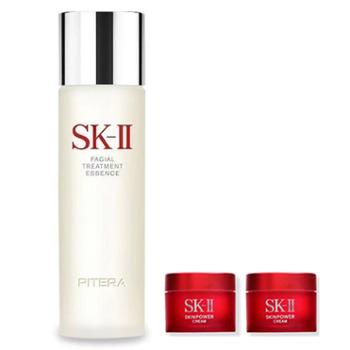 SK-II&nbsp;神仙水230ml精华露+大红瓶面霜15g*2瓶