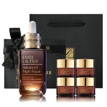 雅诗兰黛特润小棕瓶精华50ml+眼霜5ml*4&nbsp;礼盒装