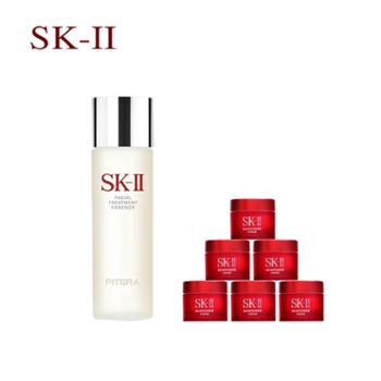 SK-II 神仙水230ml赠大红瓶面霜15g*6