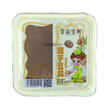 宜品宝利 魔芋豆腐 480g/盒