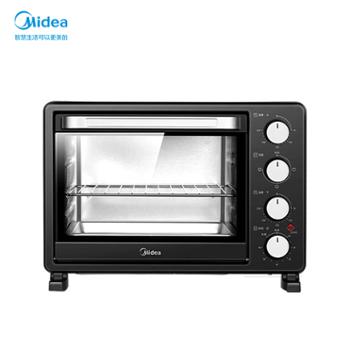 美的电烤箱家用大容量多功能独立控温双层烤盘PT25X5