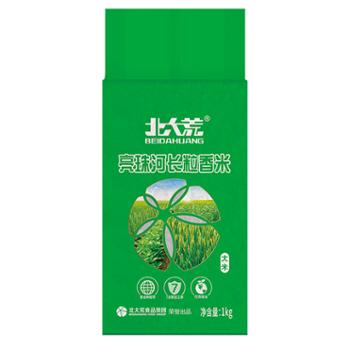 北大荒 长粒香米寒地大米东北大米新米真空包装 1kg 央企品质