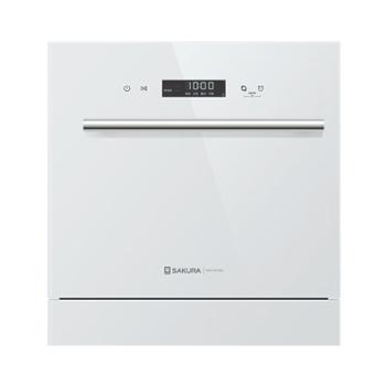 樱花/Sakura 大容量家用洗碗机嵌入式 三层喷淋式 独立上下层 70度高温洗家用洗碗机 SCE-W1002