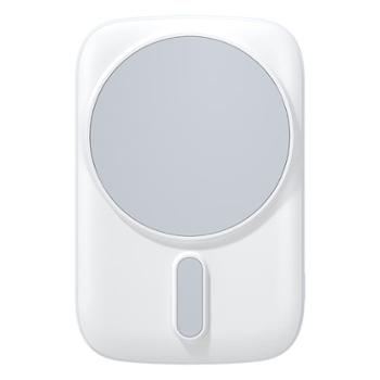 纽曼 苹果磁吸无线充电宝 AL29 白色 5000毫安时小巧便携移动电源