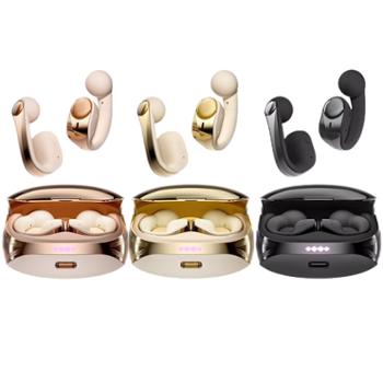 索爱 蓝牙耳机真无线开放不入耳耳夹式挂耳运动跑步通话耳环 GK12