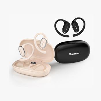 纽曼&nbsp;蓝牙耳机挂耳式LY12&nbsp;骨传导概念不入耳开放式无线耳机