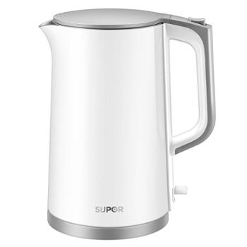 苏泊尔（SUPOR）1.7L电水壶双层防烫无缝内胆烧水壶热水壶电水壶&nbsp;SW-17T12C
