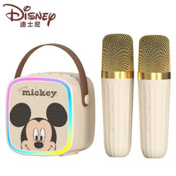 迪士尼/DISNEY 炫彩话筒音箱蓝牙麦克风 MK02 双麦版
