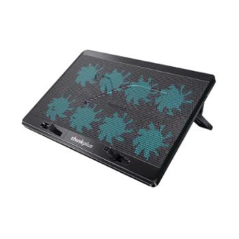 联想/lenovo 笔记本散热器支架 八风扇降温降噪 ZJA9 七档多角度调节/双USB/13-17英寸