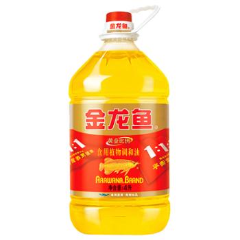 金龙鱼 黄金比例食用调和油4L