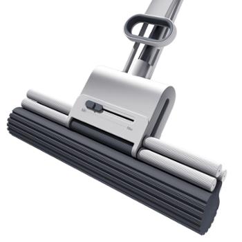 大卫胶棉拖把巨无霸加大型拖把强劲吸污可伸缩拖把杆省心省力拖地&nbsp;M11（2拖头）