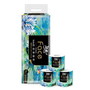 洁柔卫生纸200g(Face艺术有芯卷纸)(10卷装)(油画) BJ203-10