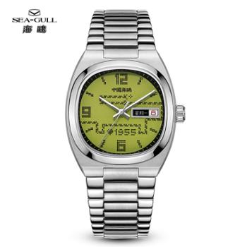 海鸥表蛇年新品腕表复古电视机械表贪吃蛇特别版1051