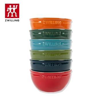 双立人 陶瓷碗套装 彩虹碗 6只装 1010547
