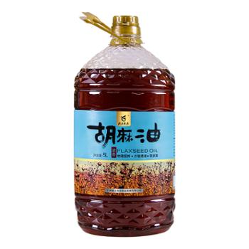 陇上农庄 浓香胡麻油 食用油 5L