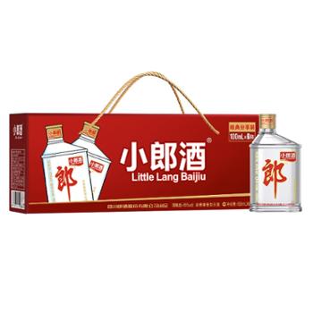 郎 经典小郎酒 45度光瓶兼香型白酒 分享装 100ml*6