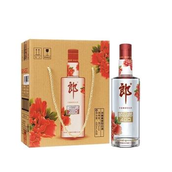 郎 顺品郎（红顺）45度兼香型光瓶白酒礼盒装 480ml*6