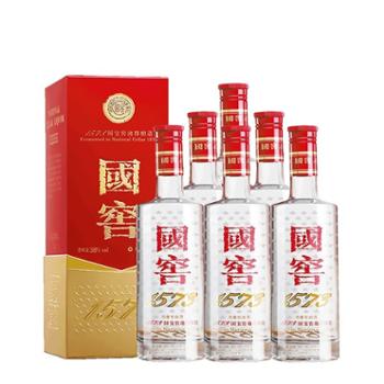 国窖1573 浓香型白酒38度 500ml*6瓶 整箱装