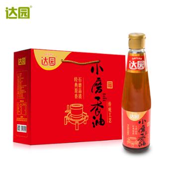 达园 小磨香油礼盒 400ml/瓶*4瓶