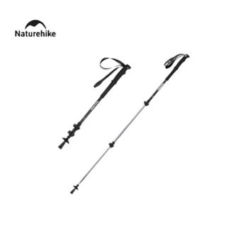 Naturehike挪客 晴雪Base-三节6061铝合金登山杖 升级款天蓝/黑色（61-135CM） NH17D001-Z