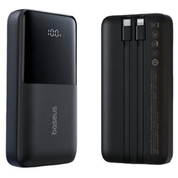 倍思 极充数自带线充电宝 10000/20000毫安22.5W移动电源