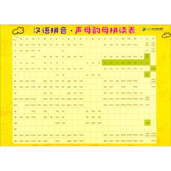 小学生速记表幼儿启蒙卡片·汉语拼音·声母韵母拼读表