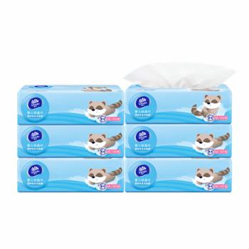 维达100抽3层绵柔婴儿纸面巾6包装V2397