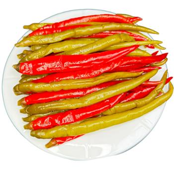 汉江边 老坛酸辣椒泡椒 700g罐装 安康特产